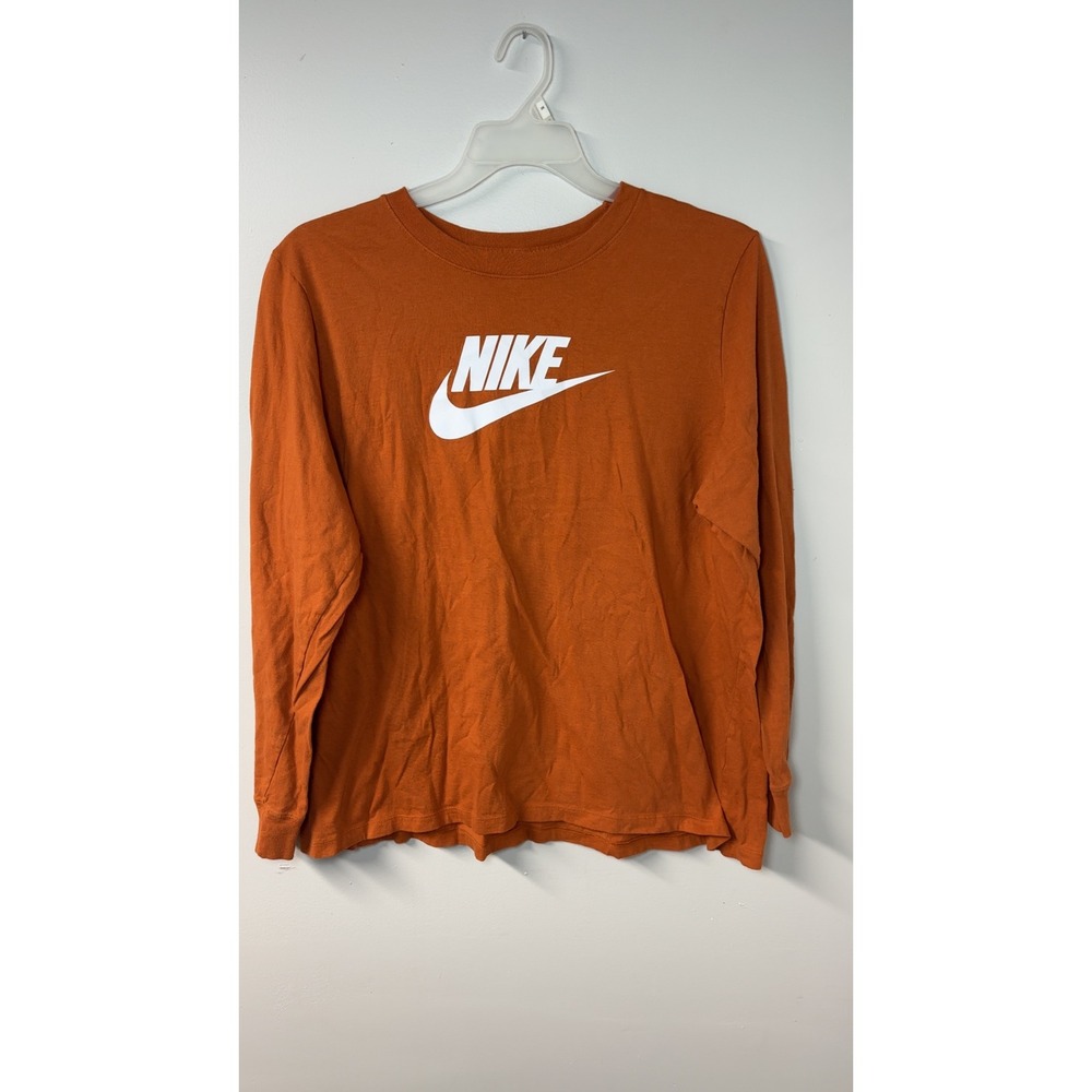 Nike‎ | Burnt Orange Long Sleeve Graphic Tee | Size XXL